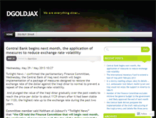 Tablet Screenshot of dggoldjax.wordpress.com