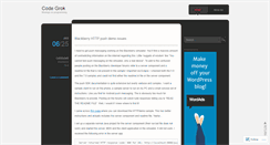 Desktop Screenshot of codegrok.wordpress.com