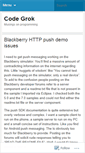Mobile Screenshot of codegrok.wordpress.com