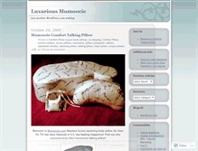 Tablet Screenshot of mumoocie.wordpress.com