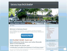 Tablet Screenshot of harmonyhousebb.wordpress.com