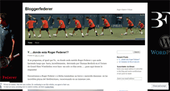 Desktop Screenshot of bloggerfederer.wordpress.com