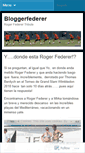 Mobile Screenshot of bloggerfederer.wordpress.com