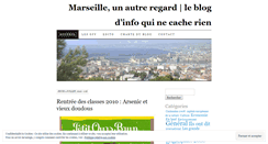 Desktop Screenshot of marseilleunautreregard.wordpress.com