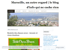 Tablet Screenshot of marseilleunautreregard.wordpress.com