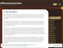 Tablet Screenshot of differentsimilarities.wordpress.com