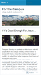 Mobile Screenshot of forthecampus.wordpress.com