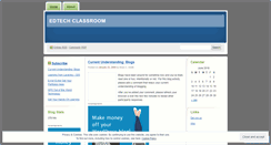 Desktop Screenshot of edtechclass.wordpress.com