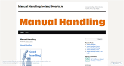 Desktop Screenshot of manualhandlingheartsafetysolutions.wordpress.com