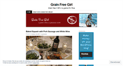 Desktop Screenshot of grainfreegirl.wordpress.com