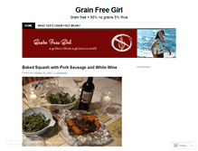 Tablet Screenshot of grainfreegirl.wordpress.com