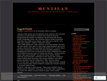 Tablet Screenshot of muntilan.wordpress.com