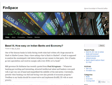 Tablet Screenshot of finspace.wordpress.com