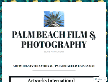 Tablet Screenshot of palmbeachlivemagazine.wordpress.com