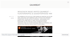 Desktop Screenshot of gauwbeat.wordpress.com