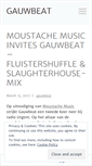 Mobile Screenshot of gauwbeat.wordpress.com
