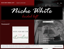 Tablet Screenshot of nichewhite.wordpress.com