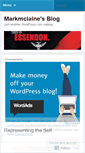Mobile Screenshot of markmclaine.wordpress.com
