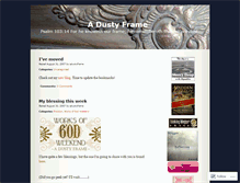 Tablet Screenshot of adustyframe.wordpress.com