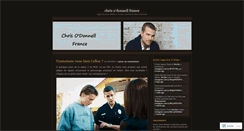 Desktop Screenshot of chrisodonnellfrance.wordpress.com