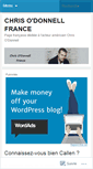Mobile Screenshot of chrisodonnellfrance.wordpress.com