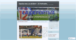 Desktop Screenshot of deportiva.wordpress.com