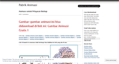 Desktop Screenshot of pabrikanimasi.wordpress.com