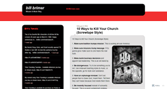 Desktop Screenshot of billbrimer.wordpress.com