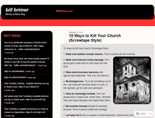 Tablet Screenshot of billbrimer.wordpress.com