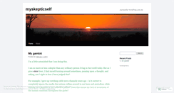 Desktop Screenshot of myskepticself.wordpress.com