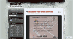 Desktop Screenshot of 8wonders.wordpress.com