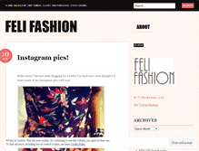 Tablet Screenshot of felifashion.wordpress.com