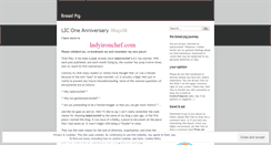 Desktop Screenshot of ladyironchef.wordpress.com