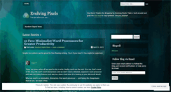 Desktop Screenshot of evolvingpixels.wordpress.com