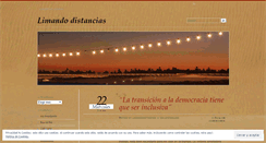 Desktop Screenshot of limandodistancias.wordpress.com