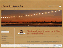 Tablet Screenshot of limandodistancias.wordpress.com