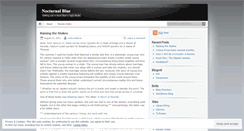 Desktop Screenshot of nocturnalblue.wordpress.com