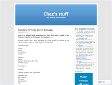 Tablet Screenshot of chazfh.wordpress.com