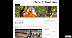 Desktop Screenshot of butterflygardening.wordpress.com