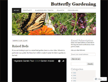 Tablet Screenshot of butterflygardening.wordpress.com