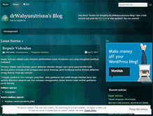 Tablet Screenshot of drwahyusutrisna.wordpress.com