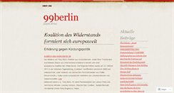 Desktop Screenshot of 99berlin.wordpress.com