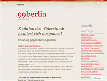 Tablet Screenshot of 99berlin.wordpress.com