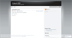 Desktop Screenshot of exsports2010.wordpress.com