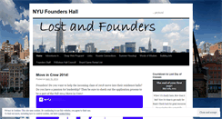 Desktop Screenshot of lostandfounders.wordpress.com
