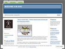 Tablet Screenshot of muevome.wordpress.com