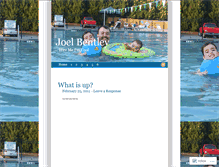 Tablet Screenshot of joelcbentley.wordpress.com