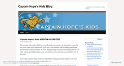 Desktop Screenshot of captainhopeskids.wordpress.com