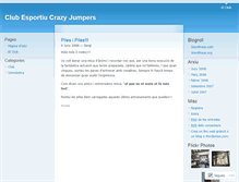 Tablet Screenshot of crazyjumpers.wordpress.com