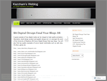 Tablet Screenshot of kazcham.wordpress.com